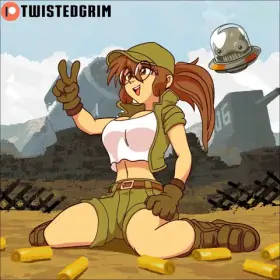 Fio after the mission (TwistedGrim) [Metal Slug]