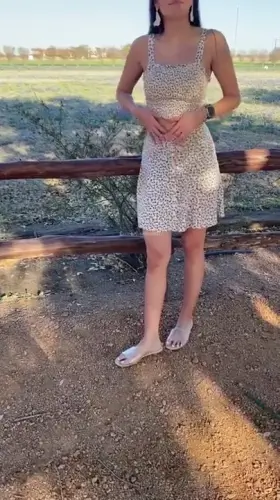 Bend me over the fence rail and let’s enjoy the flowers together