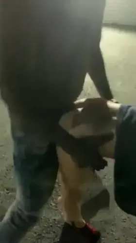 Keeping the white girl barefoot while you fuck her in the street to remind her she’s just a cocksleeve bitch