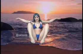 Frolicking in the waves