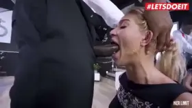 Leaving strings of spit behind