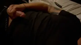 black shirt for contrast