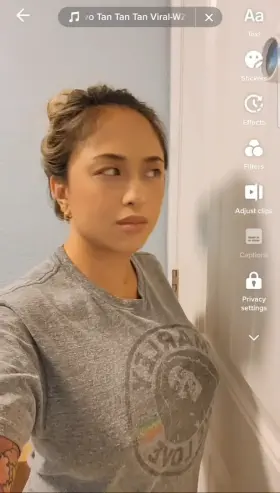 the girl with the knockers is knockin