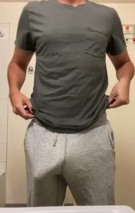 These sweatpants don’t hide much