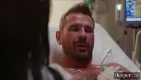 Nurse takes the jab instead of giving it