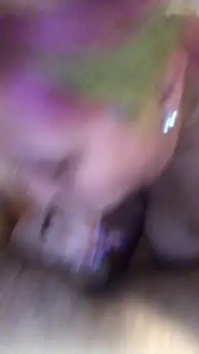 Enjoying how wonderful he feels in my mouth