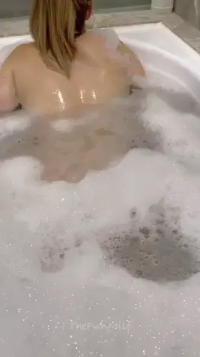 I bet a lot of guys could enjoy a relaxing bubble bath with me right now!