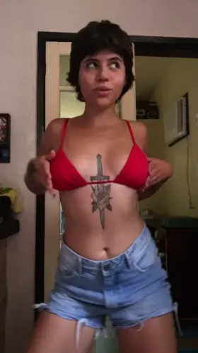 Checking the tan line after the beach. ☀️🥵