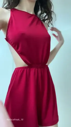 Did you notice I’m not wearing a bra?