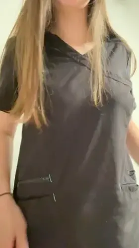 Under my scrubs... 💕 [f]