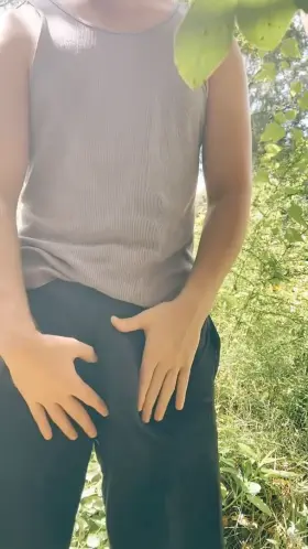 Meet me outside in the garden?