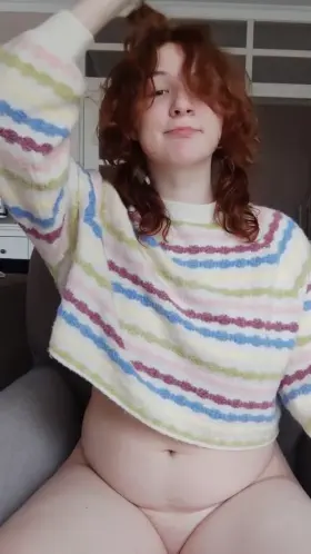 I hope you're getting hard over my plump body