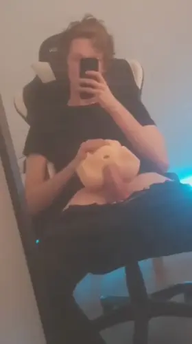 (22m) Chilling with my toy