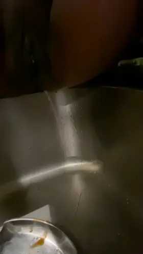 Pissing in the sink when the guests leave. Couldn’t hold it anymore.