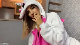 Eva Looks so Adorable in her onesie