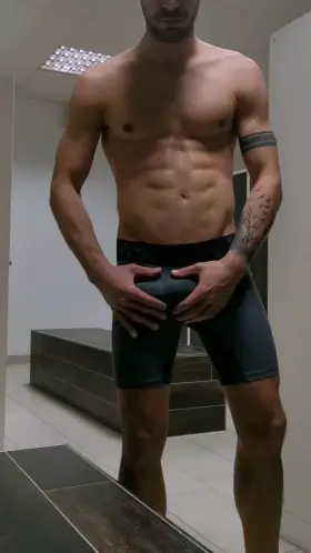 Join me in the locker room after a sweaty workout?