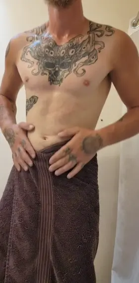 Showered and shaved. Want to help get me dirty?