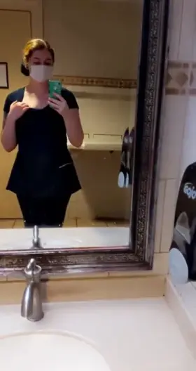 Serving up some titties