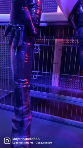 Let's see how many guys I can turn on with my latex outfit ;)