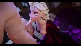 Elsa deepthroat [Frozen] (fireboxstudio)