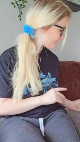 Nobody expects a 5'' tall girl to whip out the big stuff