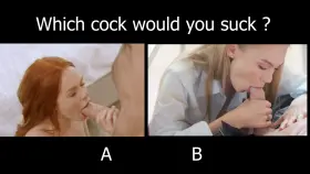 Which cock would you suck first