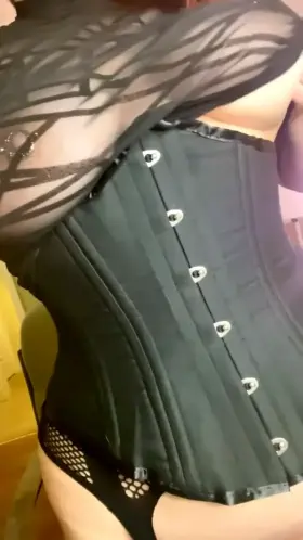 Is this a titty drop in a see-through shirt?