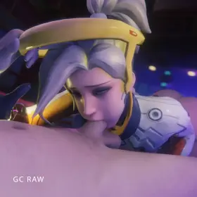 Mercy Sweet Blowjob in the Park [Overwatch] (GCRaw)