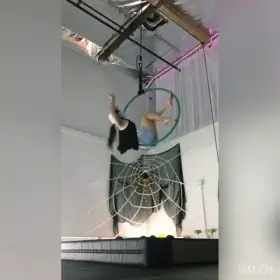 Pole Dance Fitness & Aerialist: Hilda from Pokémon