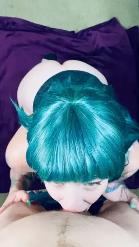 Nothing makes me happier than a throat full of cock and a face full of cum