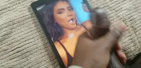 Showered Kylie in cum
