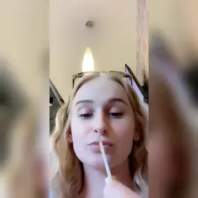 Would you face fuck my girlfriend's tight throat?