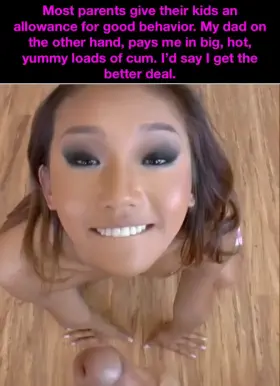 Your daughters daily allowance.