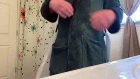 What’s under dad’s robe?