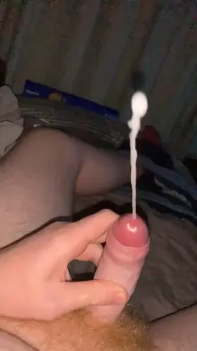 Such a big load! Looks good in slow mo right? 😉