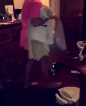 When you ask her to flash your friends!