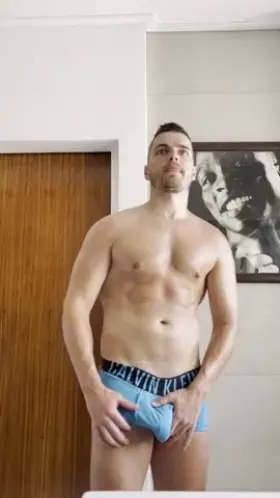 All piled up and hard as fuck bro, wanna empty my balls? 💦😈