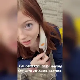 Sucking off my REAL big brother in public (18)