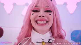 Cow Girl uses 2 monster dildos( Full Vid Below)