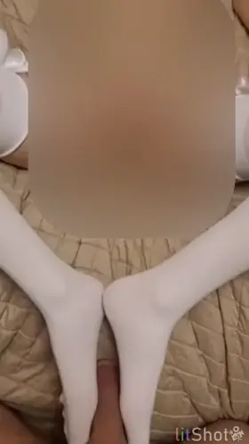 Watch how she gives her alpha a lovely footjob!