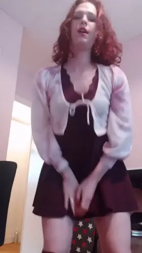 Plugged up and pretty for our date