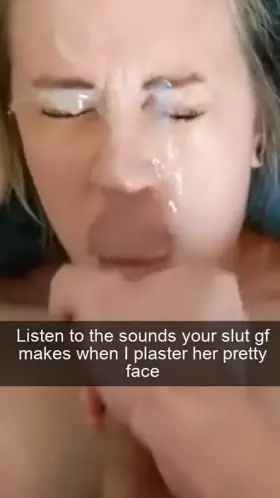 Watching her covered in cum and enjoying , is real happiness for me 😍