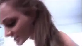 She makes her deepthroat, twice