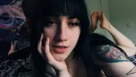 Ahegao by cute girl with bangs