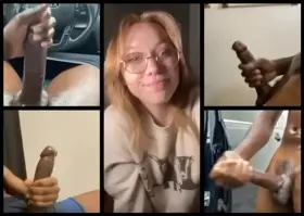 All you can do is watch, while she’s getting gangbanged by all this BBC