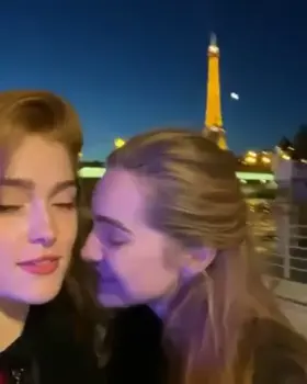 Sexy french kissing