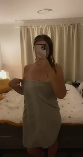 Fresh out of the shower, anyone want to help me get dirty?