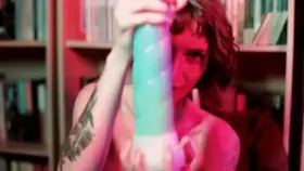 Huge unicorn dildo orgasm