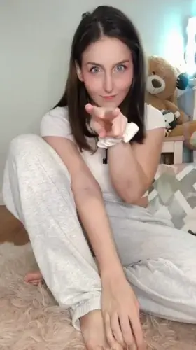 I struggled a little pulling down my thong :p