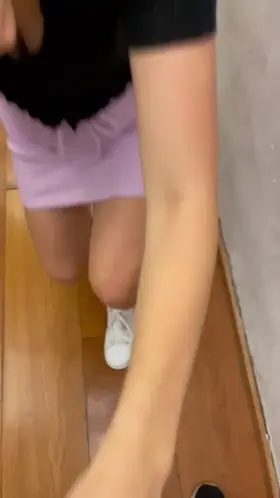 blowjob in the fitting room from the sales assistant